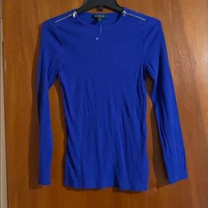 Ralph Lauren Ribbed Long Sleeve Top